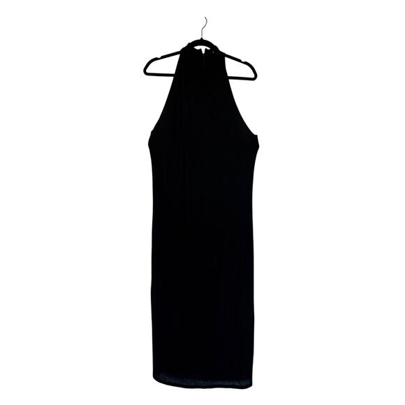 Banana Republic Drape Neck Jersey Maxi Dress, L - Picture 1 of 8